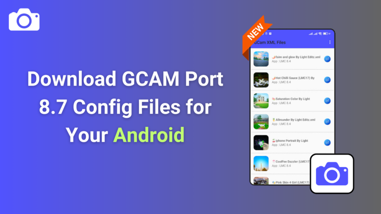 GCAM Port 8.7 Config Files