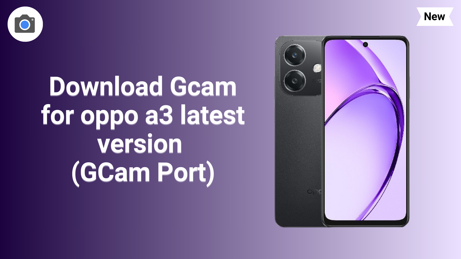 Gcam for oppo a3